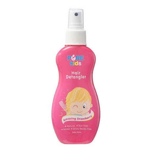 PURE KID HAIR DETANGLER 200 ML STRAWBERRY
