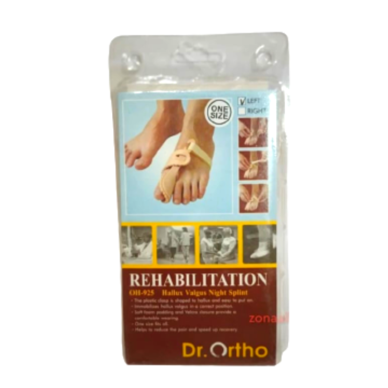 DR ORTHO PLASTIC CLASP HALLUX VALGUE NIGHT SPLINT FOOT