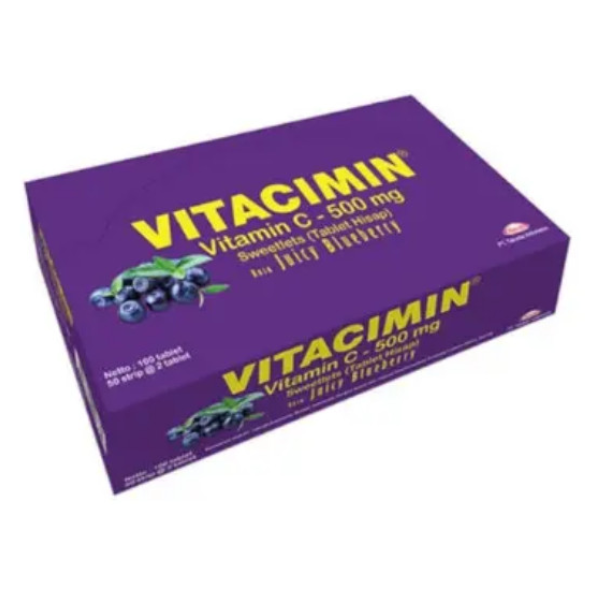 VITACIMIN BLUEBERRY 500MG 100 TAB